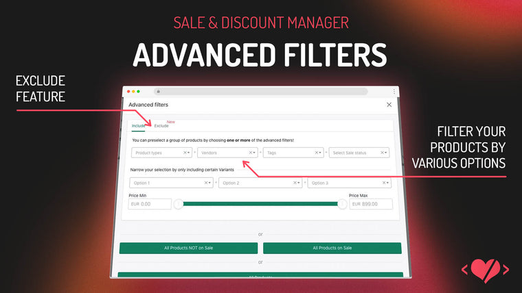 Heartcoding Sales & Discounts Screenshot