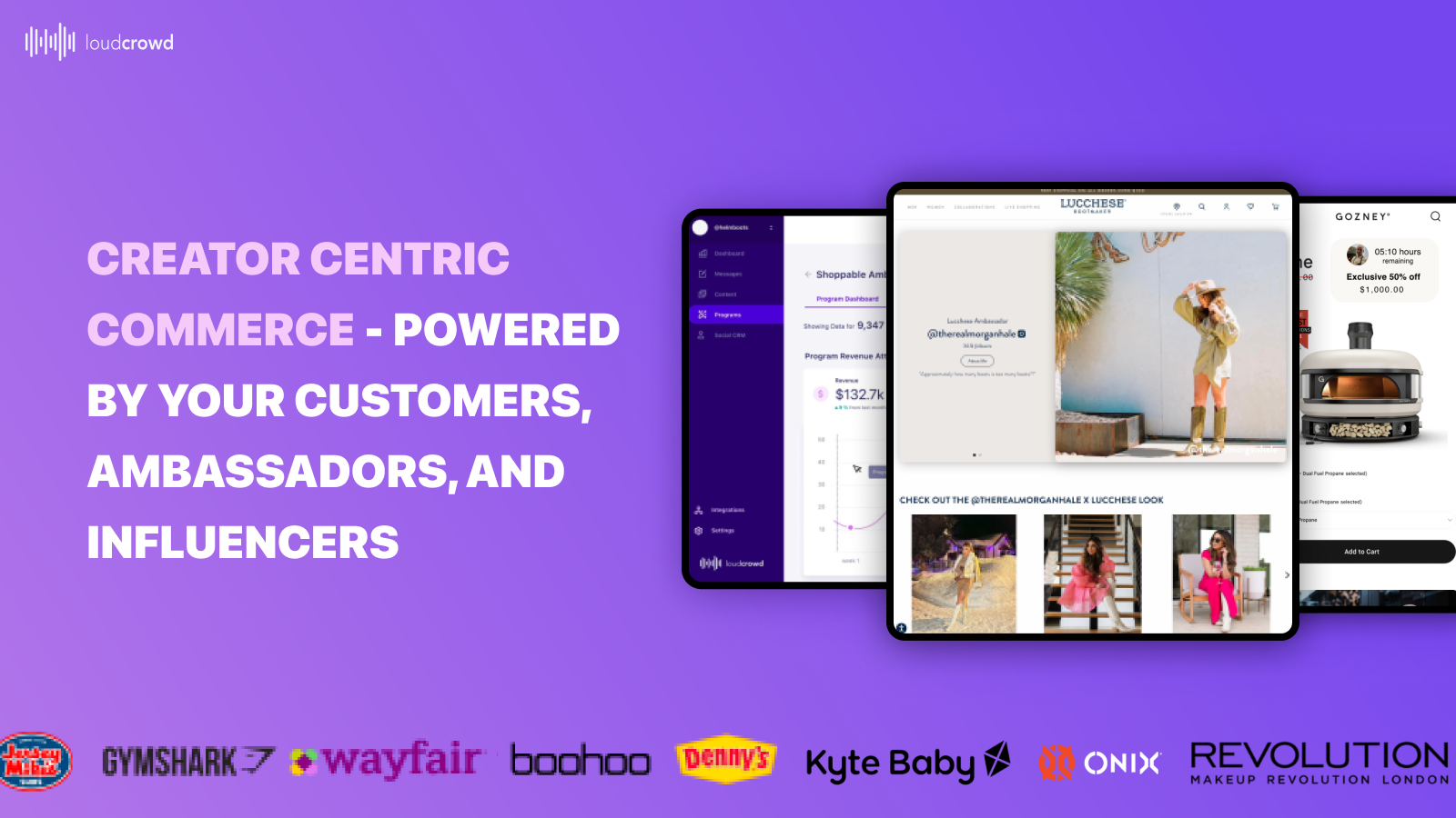 LoudCrowd Affiliate & Botschafter Storefront Banner Bild