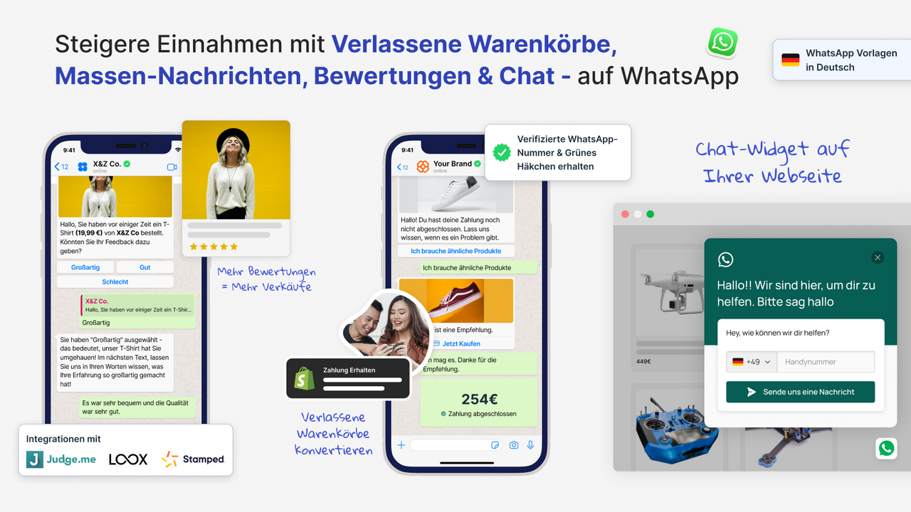 WhatsApp-Marketing und Multichannel-Support