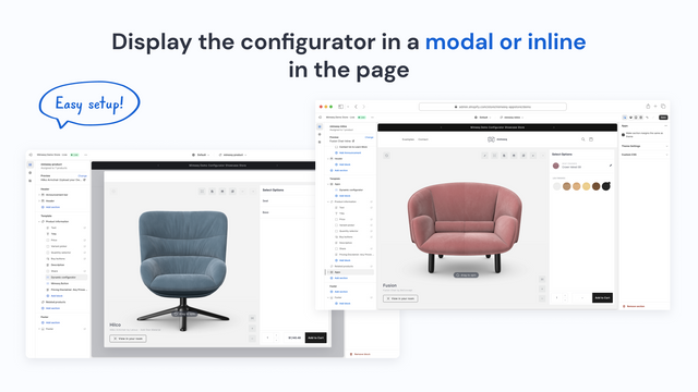 Personalize produtos em qualquer dispositivo, não importa a complexidade