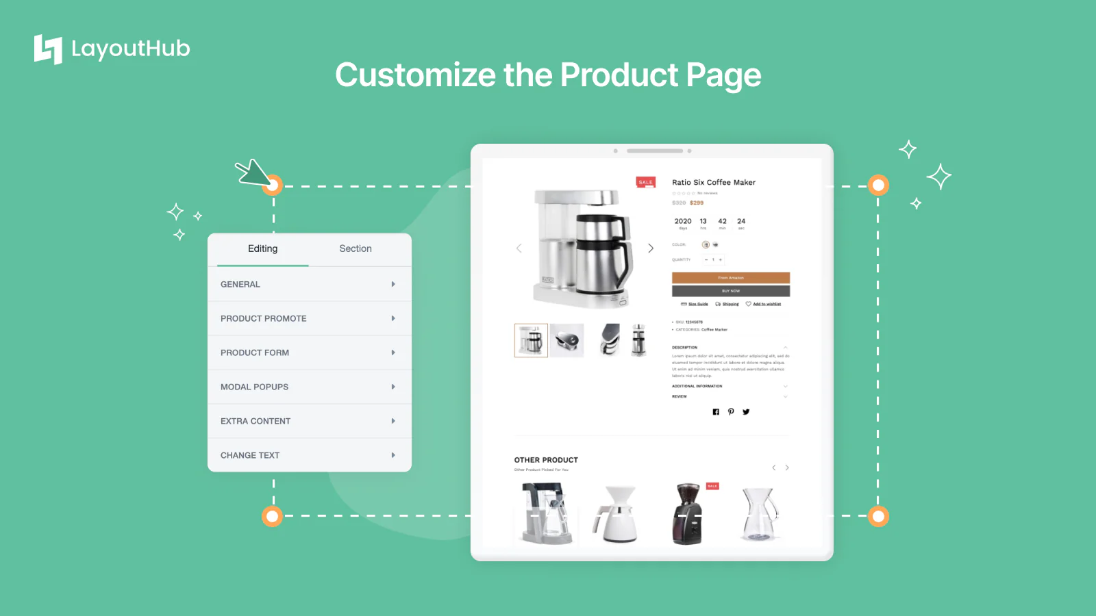 Product pages