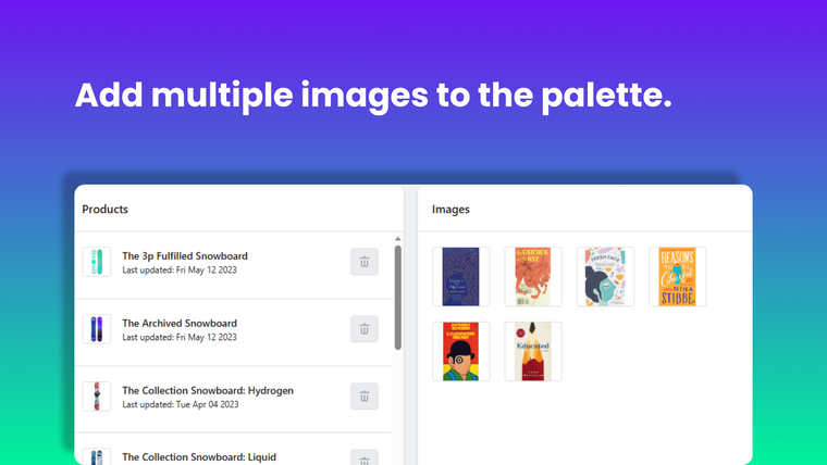 Pictimport: Bulk image upload Screenshot