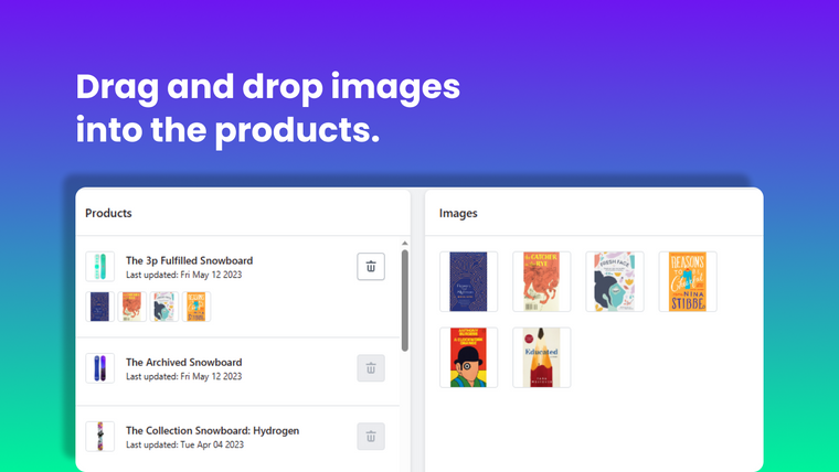 Pictimport: Bulk image upload Screenshot