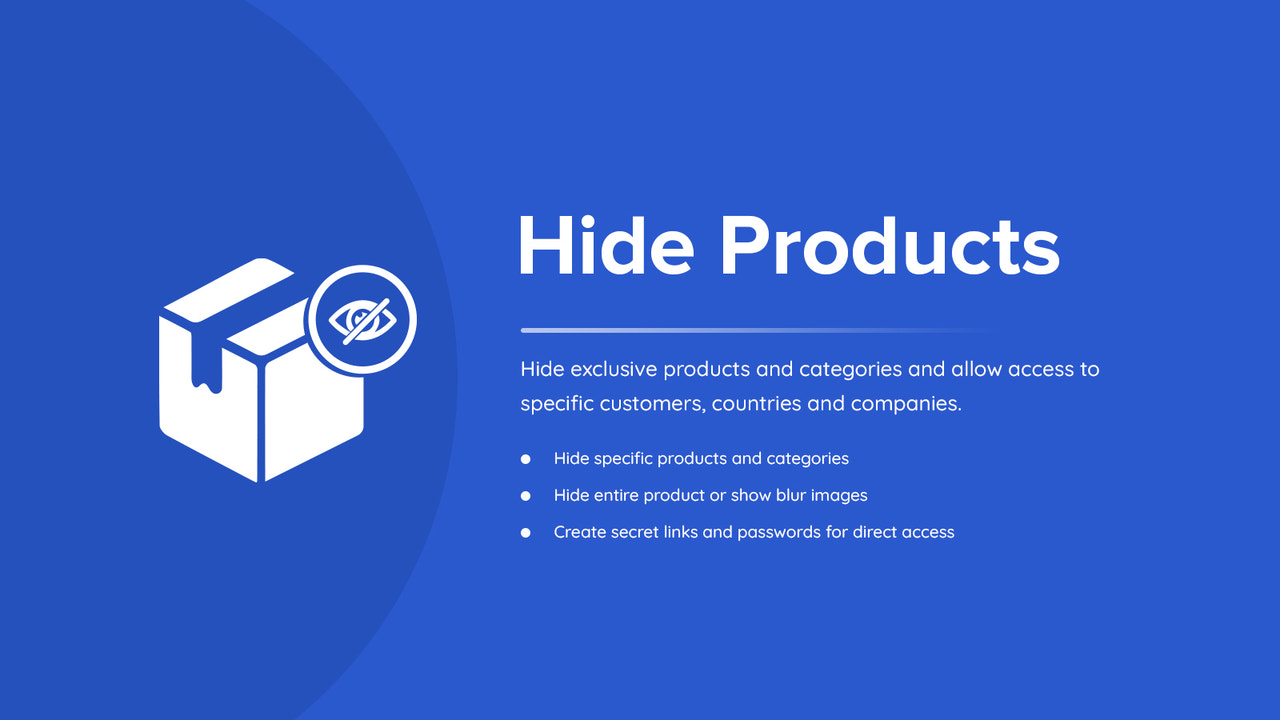Addify - Hide Products