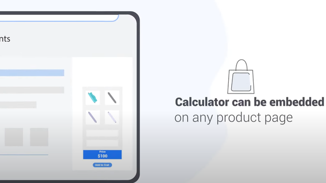 aangepaste prijscalculator voor verschillende invoer