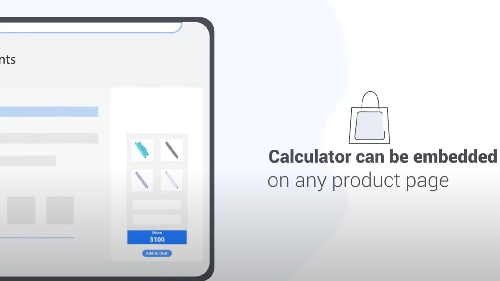 aangepaste prijscalculator voor verschillende invoer