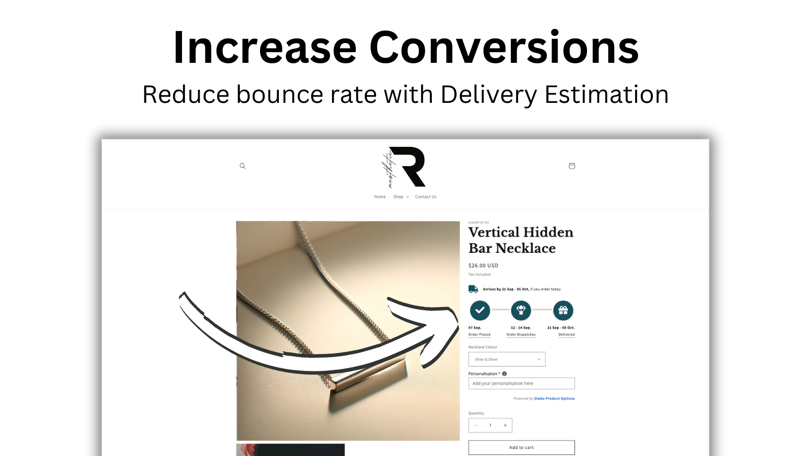 Estimativa de Entrega no Desktop