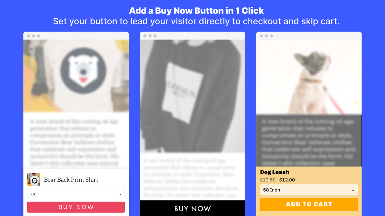 Sticky Add to Cart, sticky atc, sticky cart button