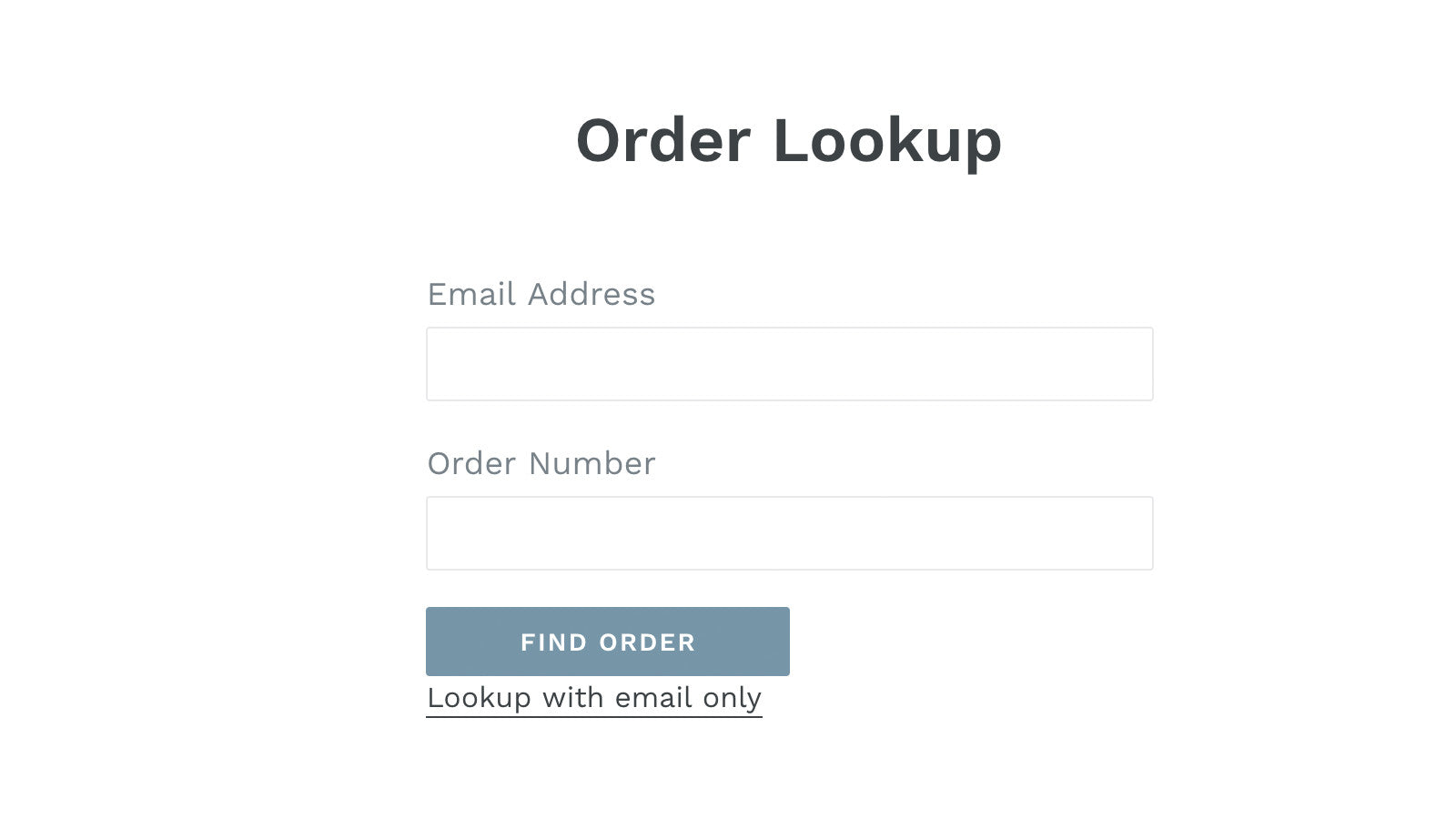 Order Lookup | venntov Screenshot