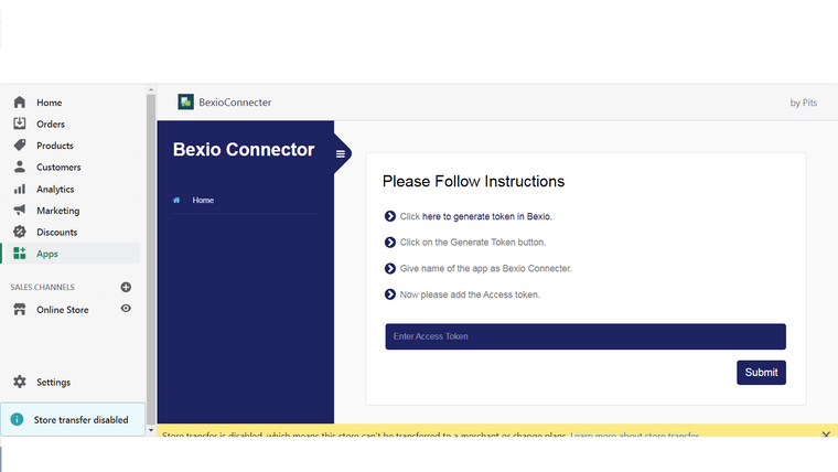 BexioConnecter Screenshot