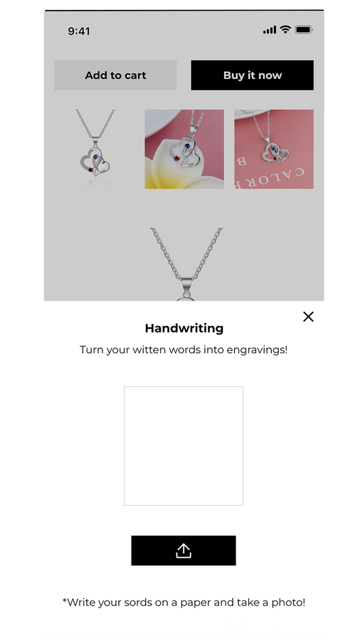 popup de adicionar logotipo