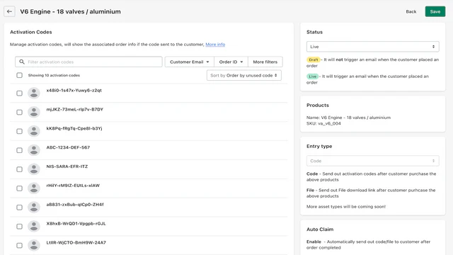 Admin - entry details