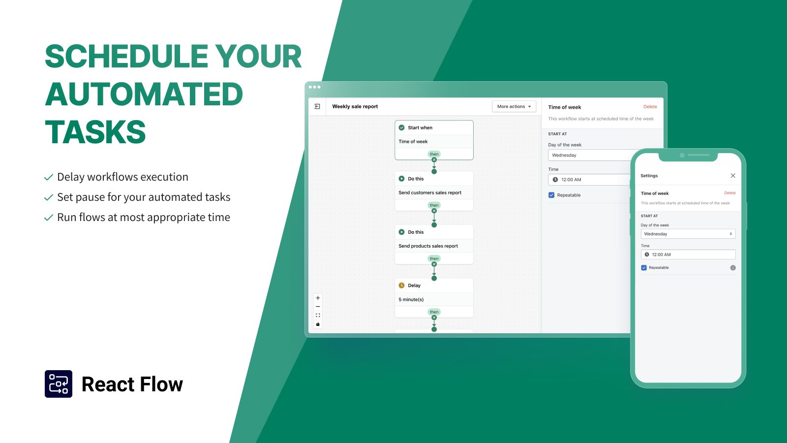 React Flow—Workflow Automation Screenshot