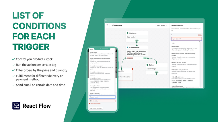 React Flow—Workflow Automation Screenshot