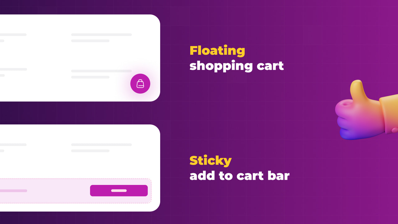 ATClone Shopify App - floatings / sticky