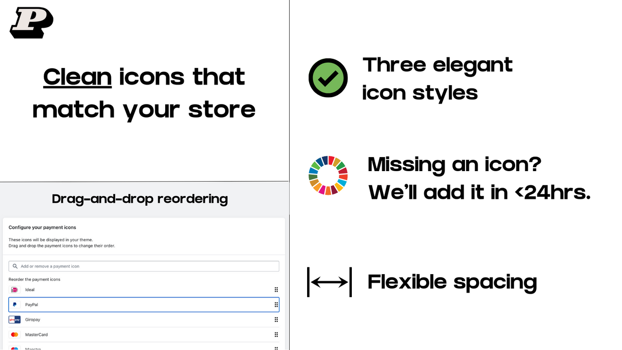 Ícones de pagamento limpos e personalizados - Ícones de Pagamento Paylio