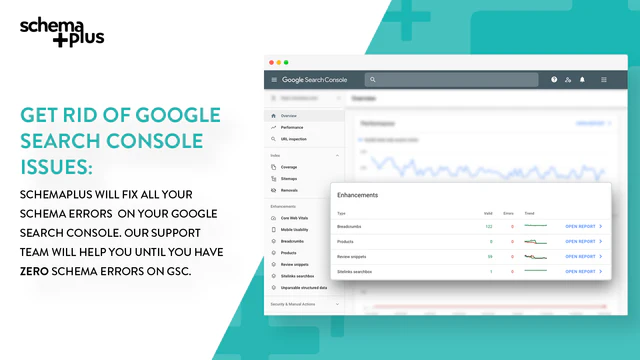 SchemaPlus løser alle Google Search Console-fejl.