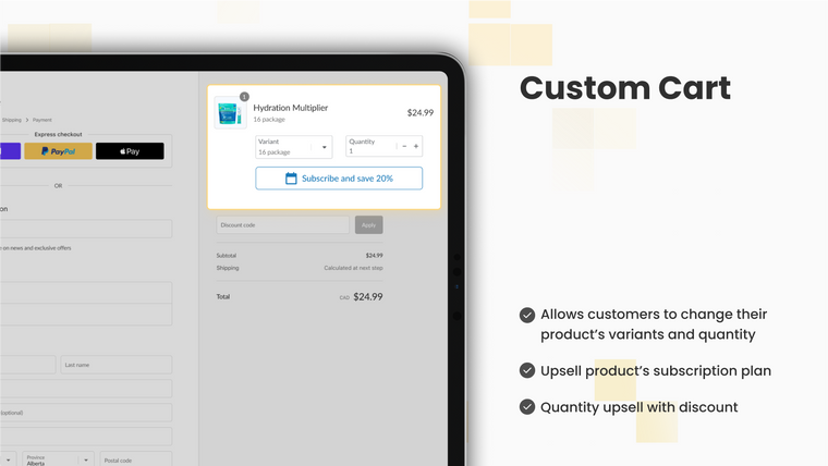 qikify Checkout Customizer Screenshot