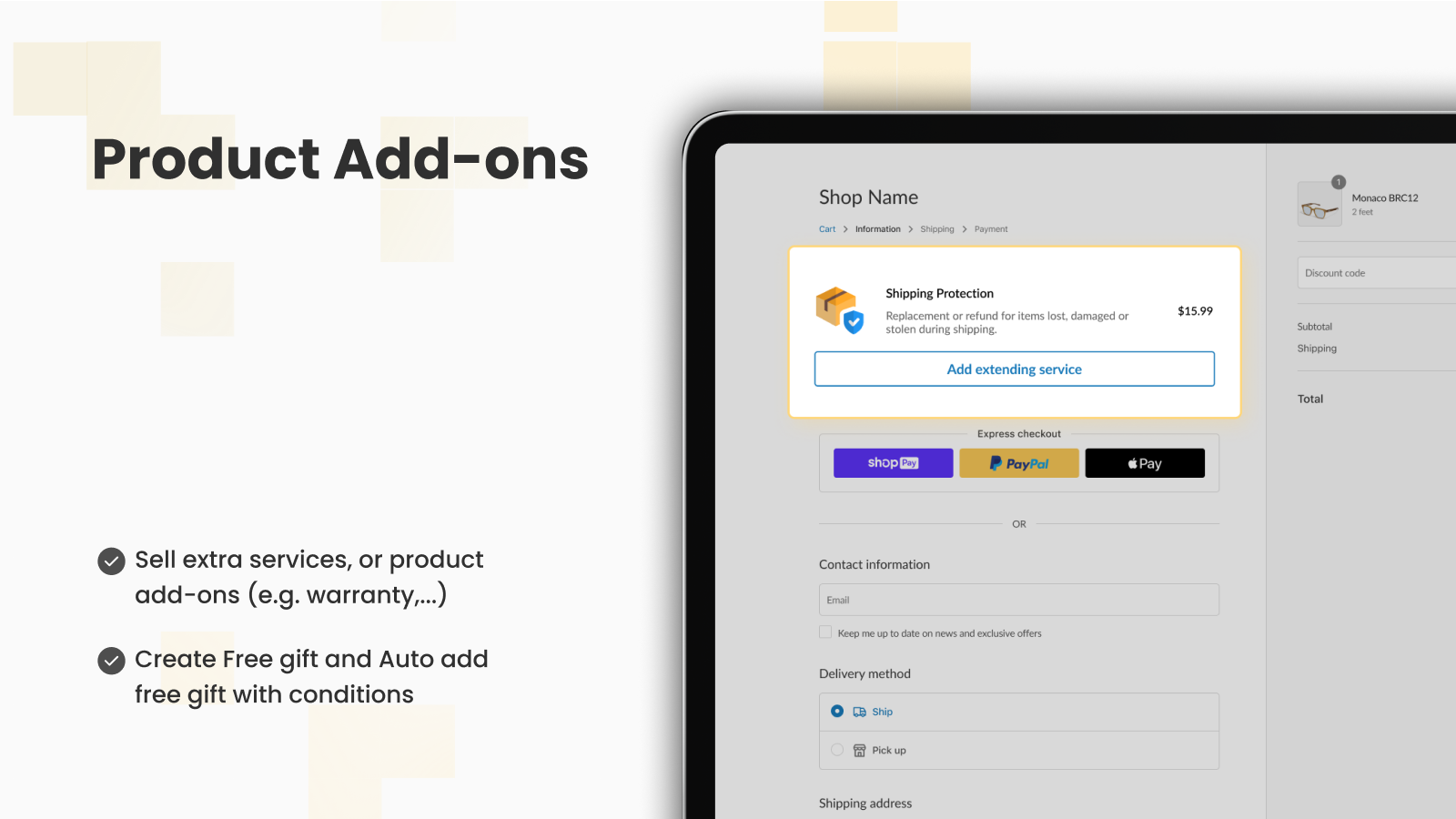 qikify Checkout Customizer Screenshot