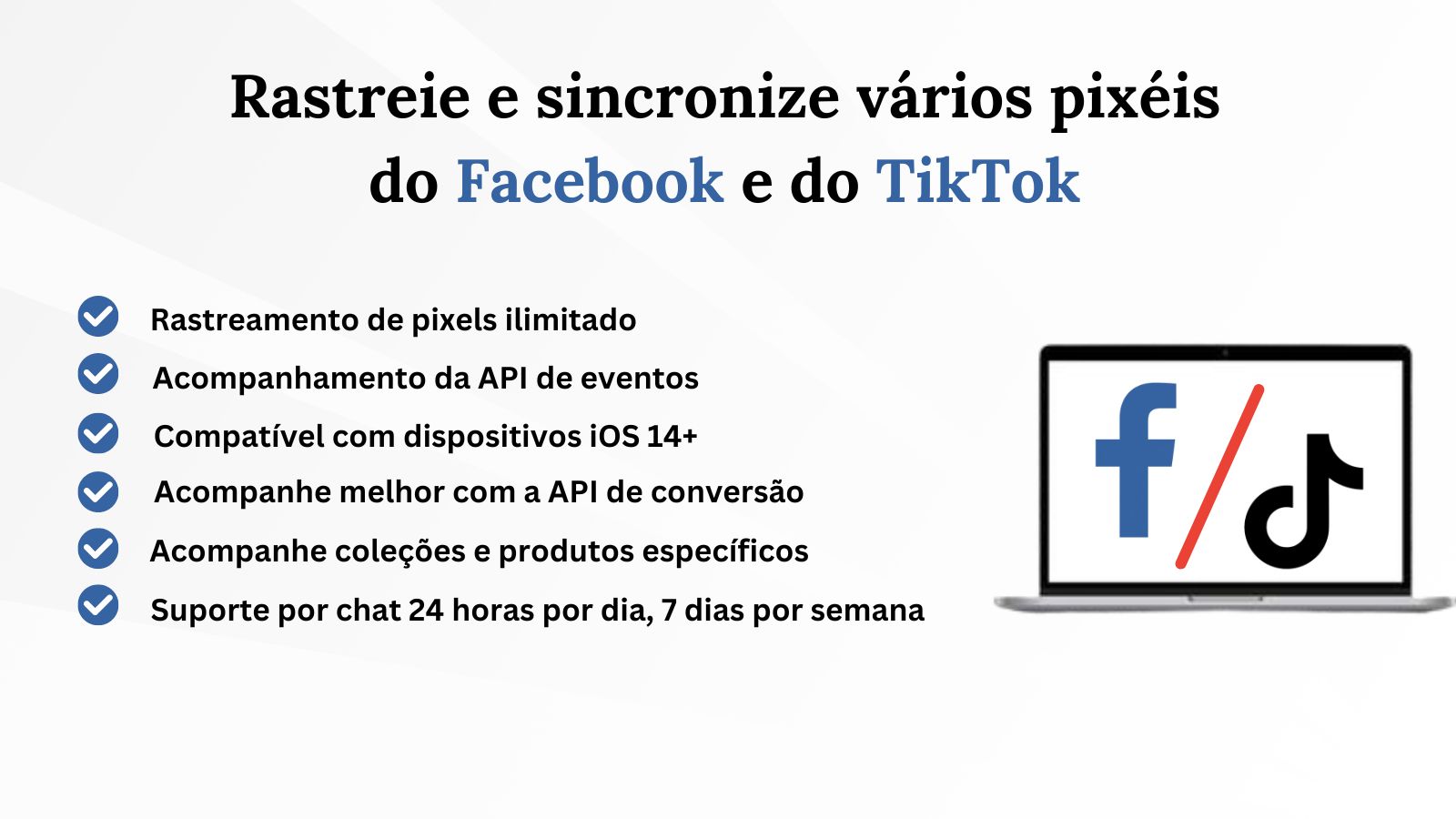 adicione vários pixels do Facebook e Tiktok Pixel