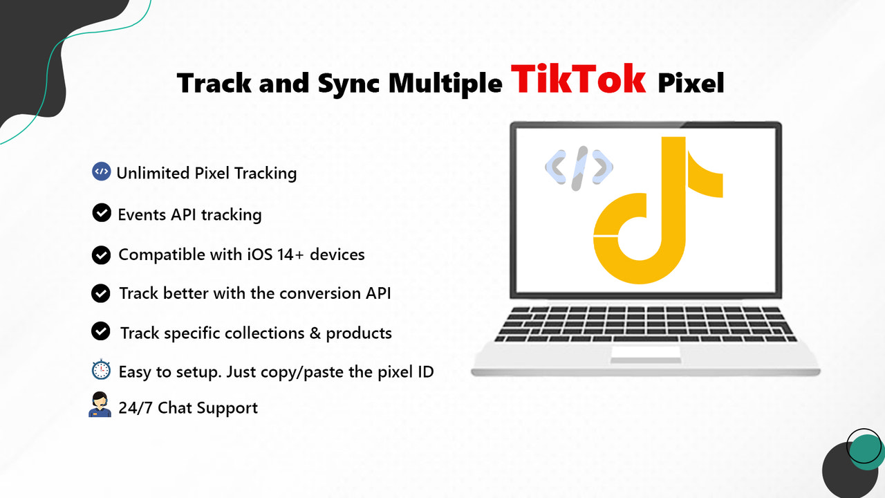 adicionar múltiplos pixels do facebook e Pixel do Tiktok