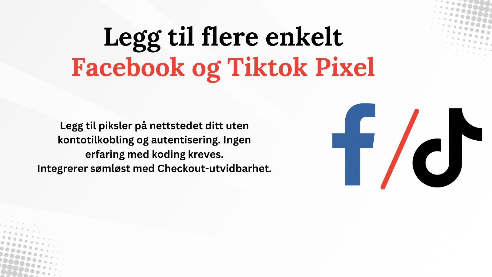 Facebook Pixel og tiktok Pixels