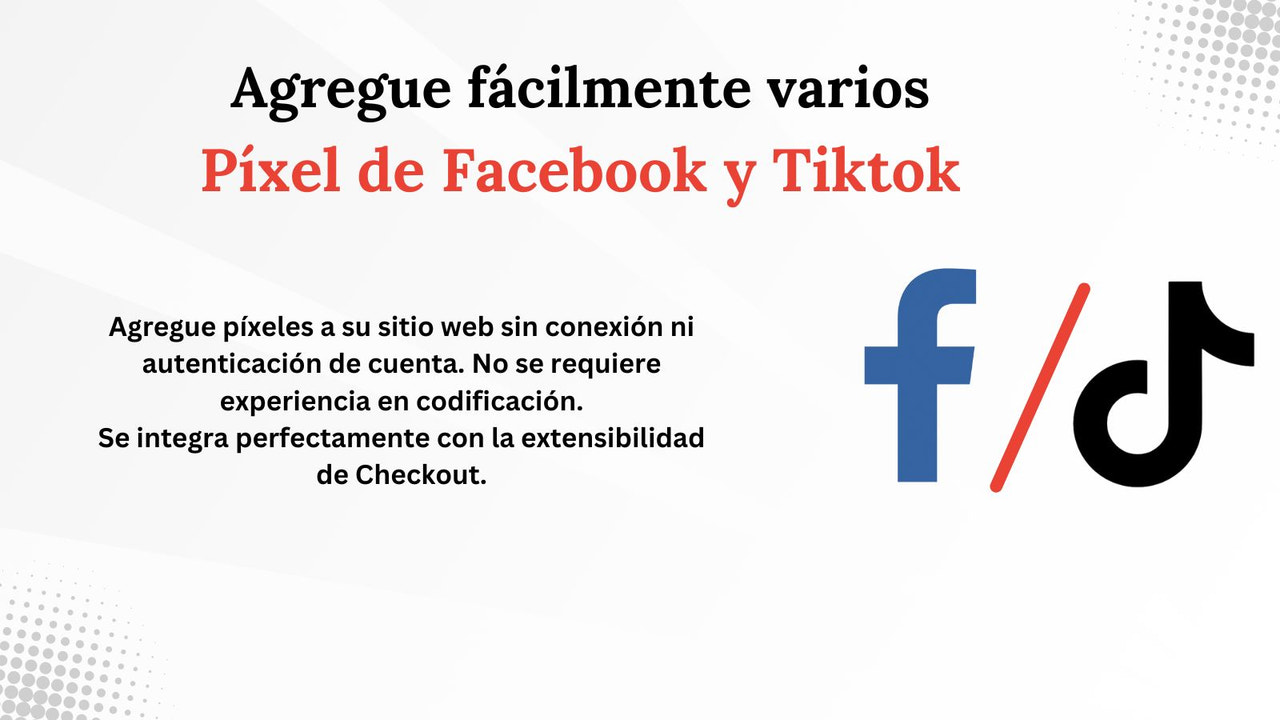 Píxeles de Facebook y píxeles de Tiktok