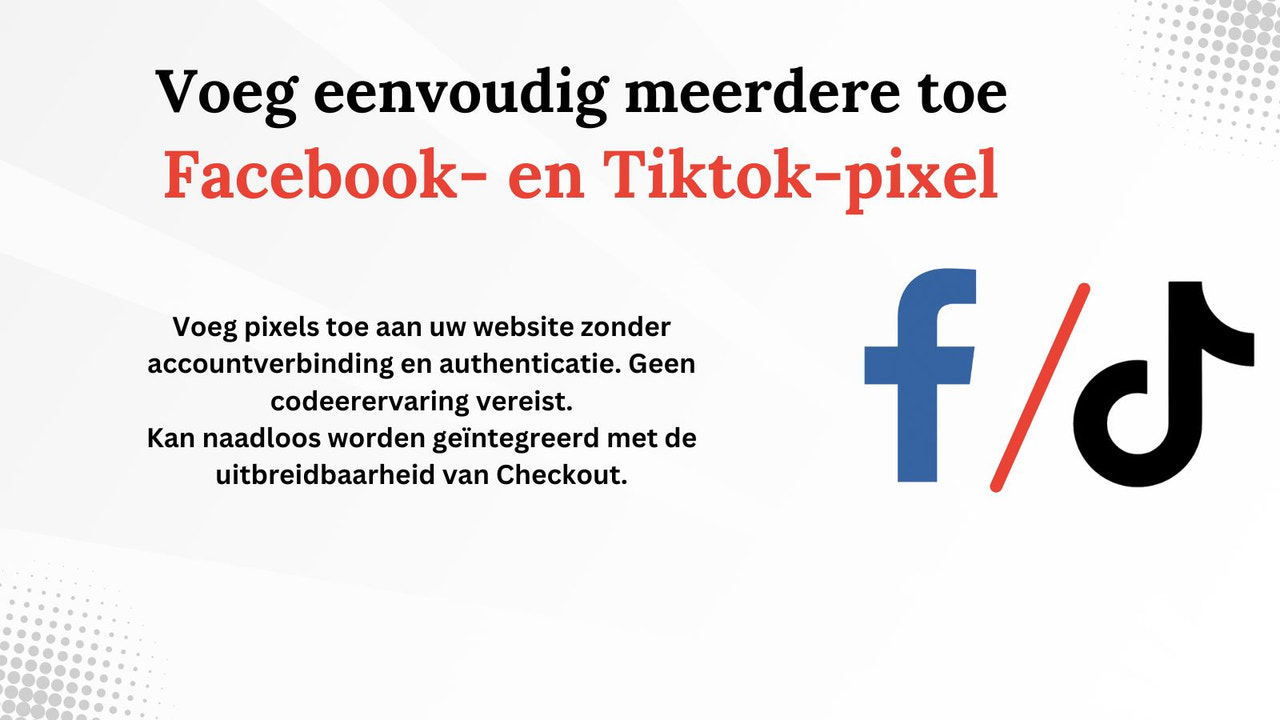 Facebook-pixel en tiktok-pixels