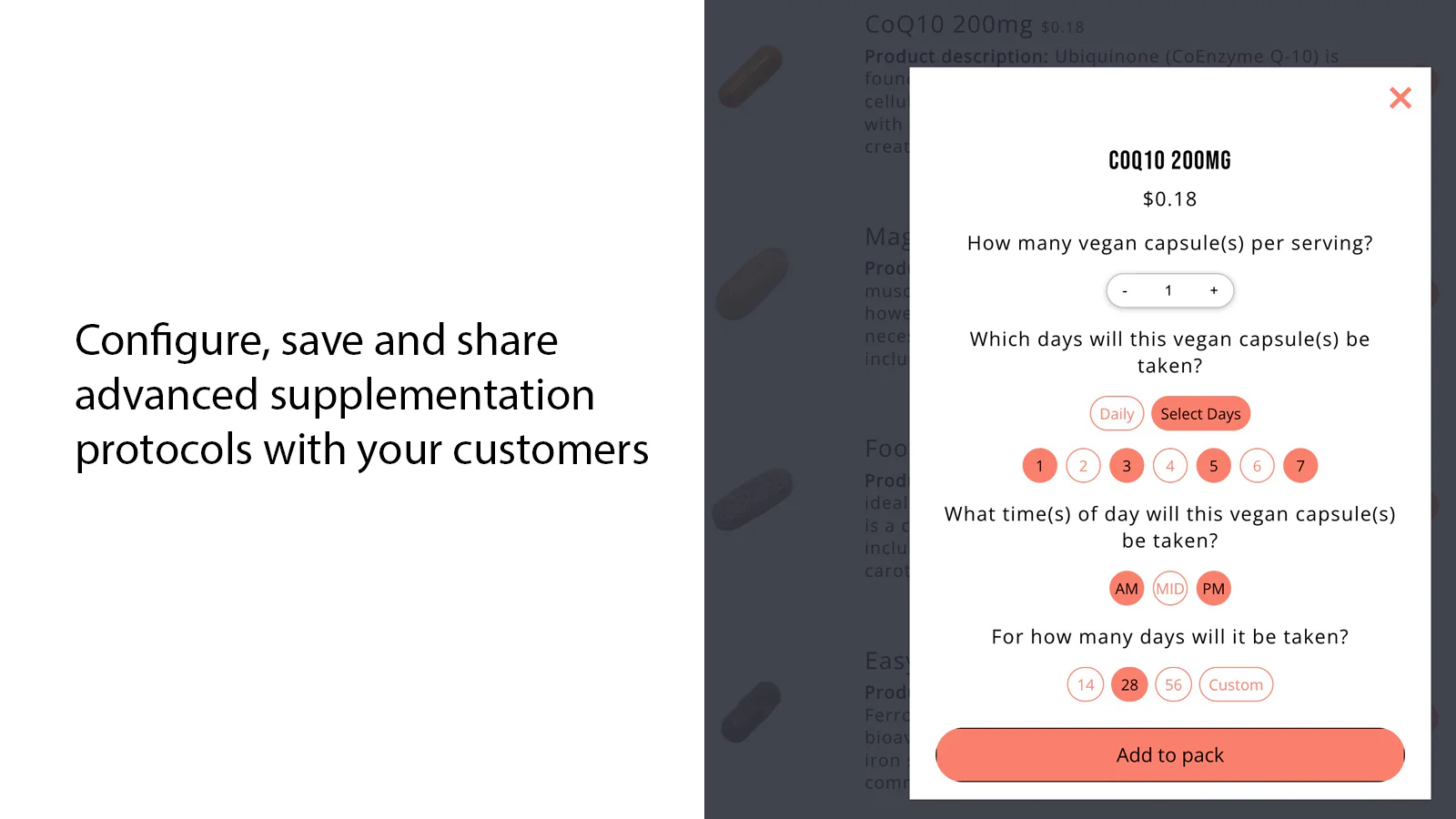 Advanced:Practitioners can share even the most complex protocols