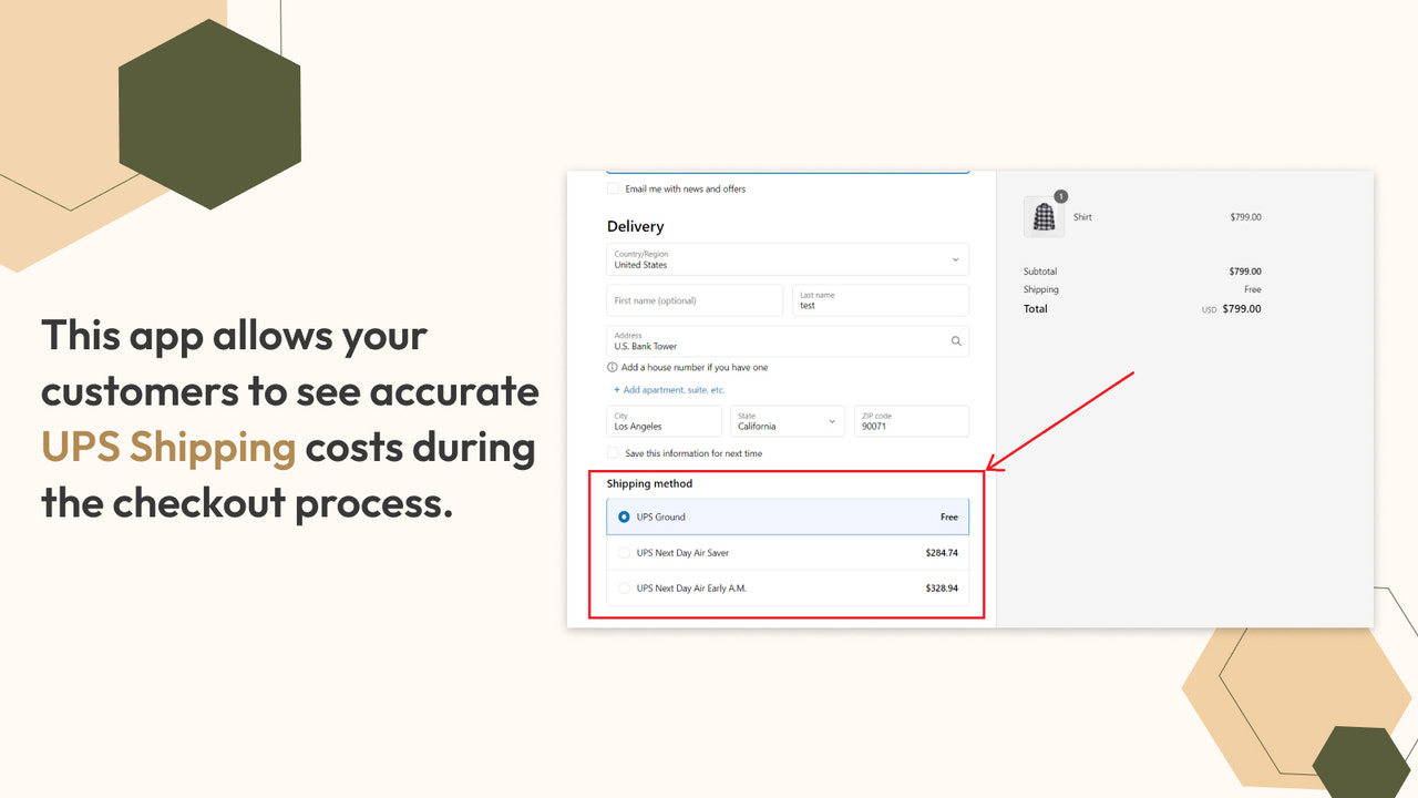 UPS OAuth2.0 Shipping Rates