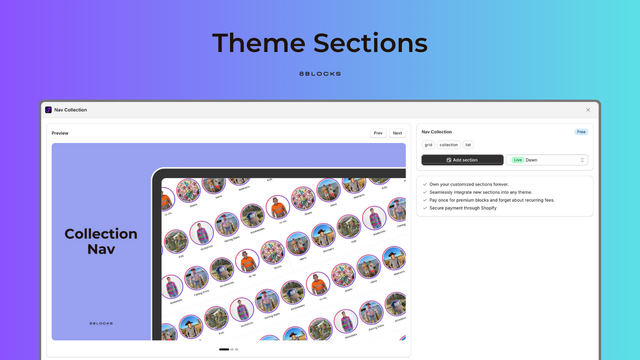 Theme Sections