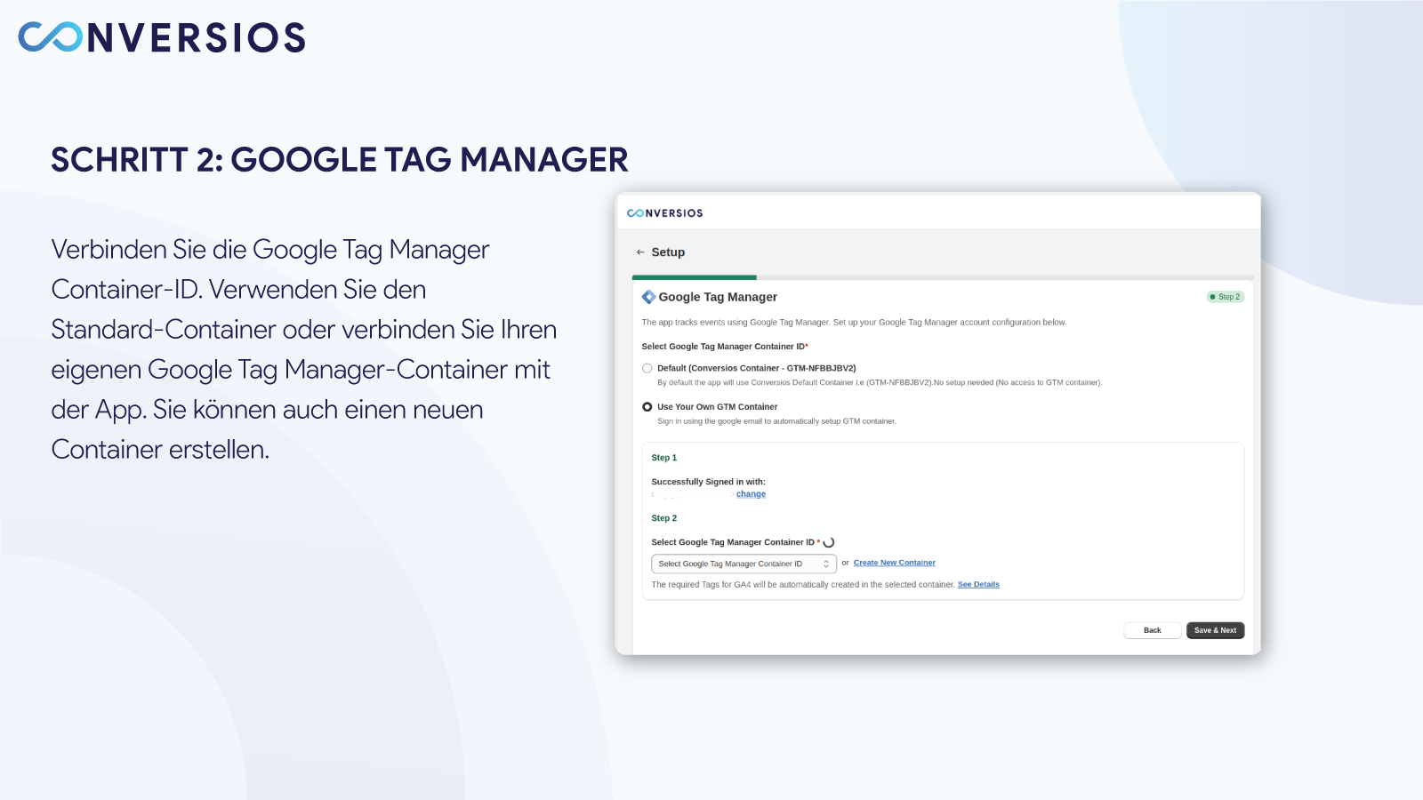 Google Tag Manager-basierte Implementierung automatisieren.