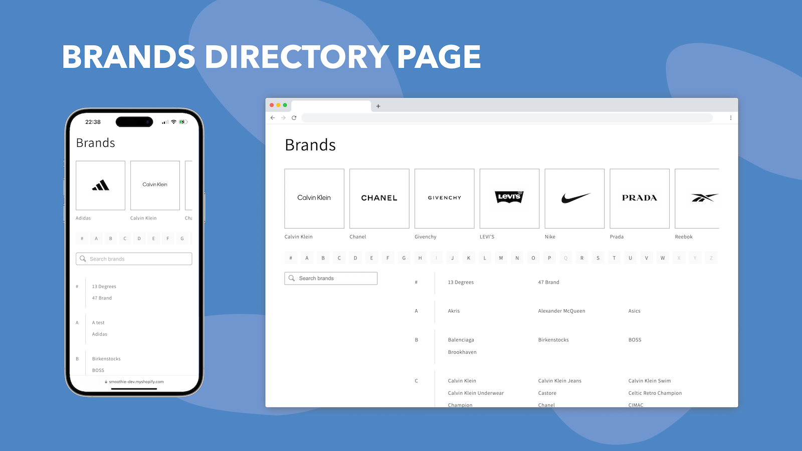 Brands Page Pro Screenshot