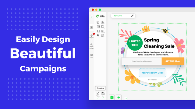 Design Beautiful Pop Ups & Drive Conversions In Minutes 