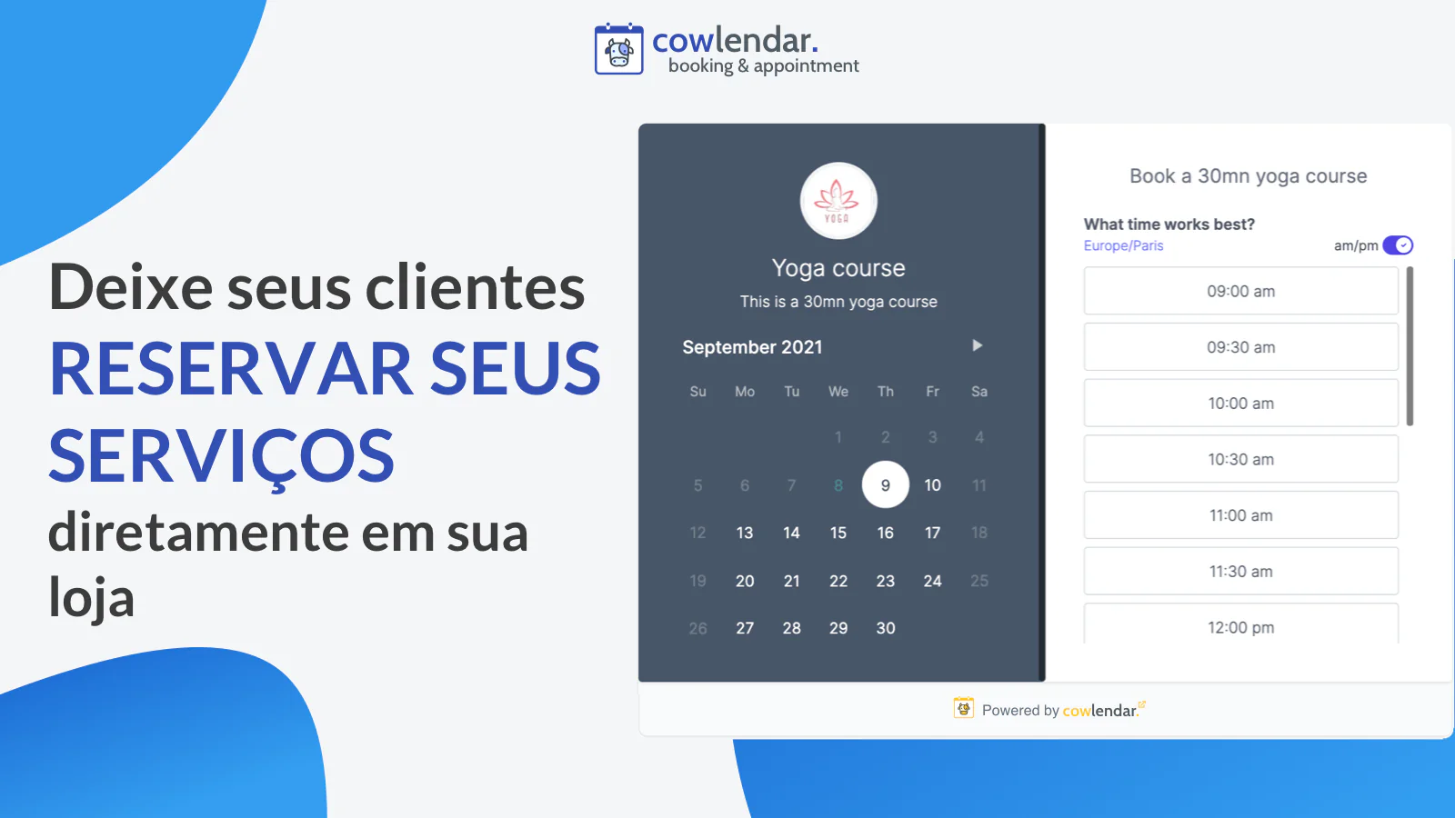 Deixe seus clientes RESERVAR SEUS SERVIÇOS diretamente em loja