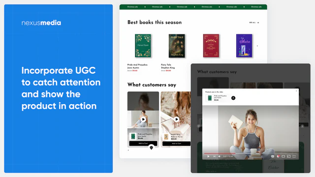 Incorporez l'UGC pour attirer l'attention et montrer le produit en action