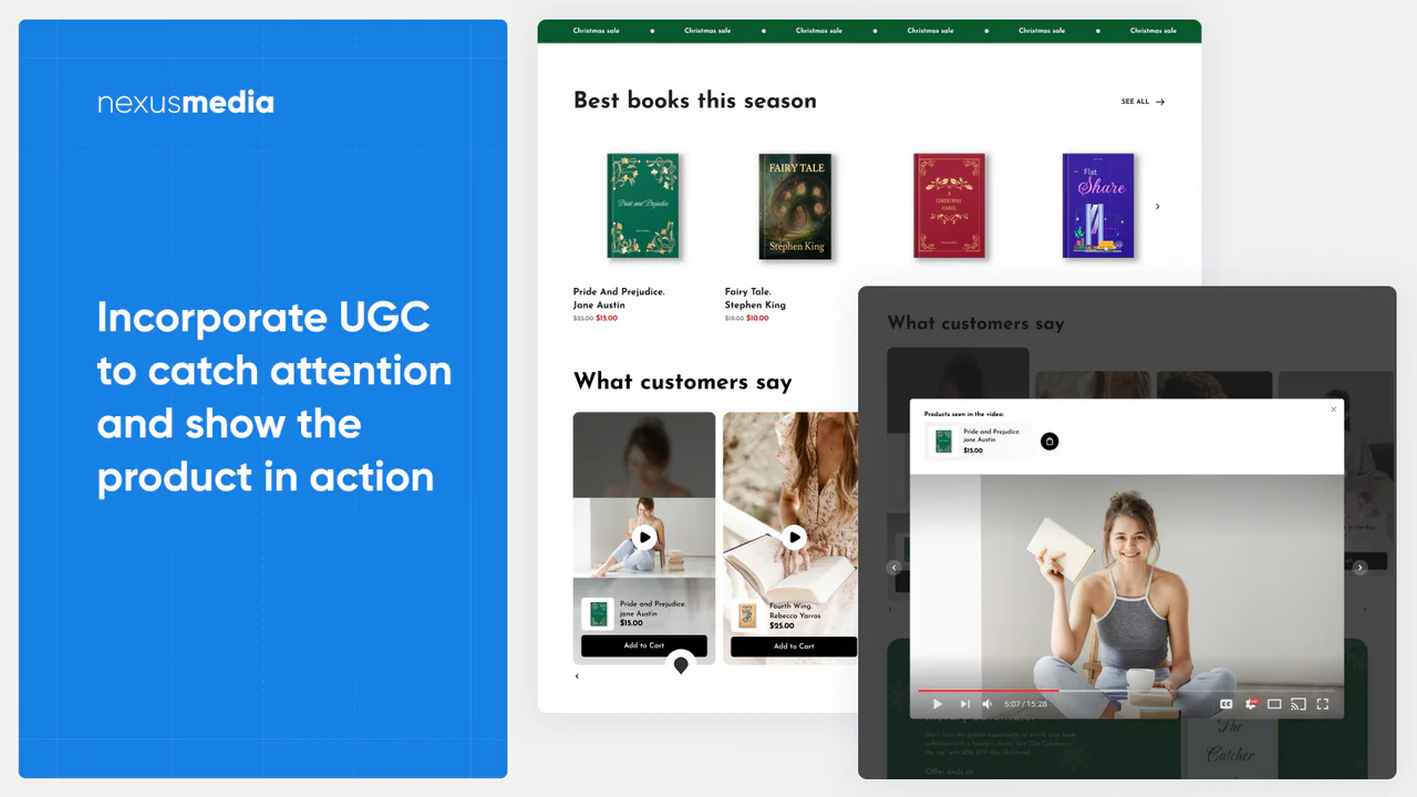 Incorporez l'UGC pour attirer l'attention et montrer le produit en action