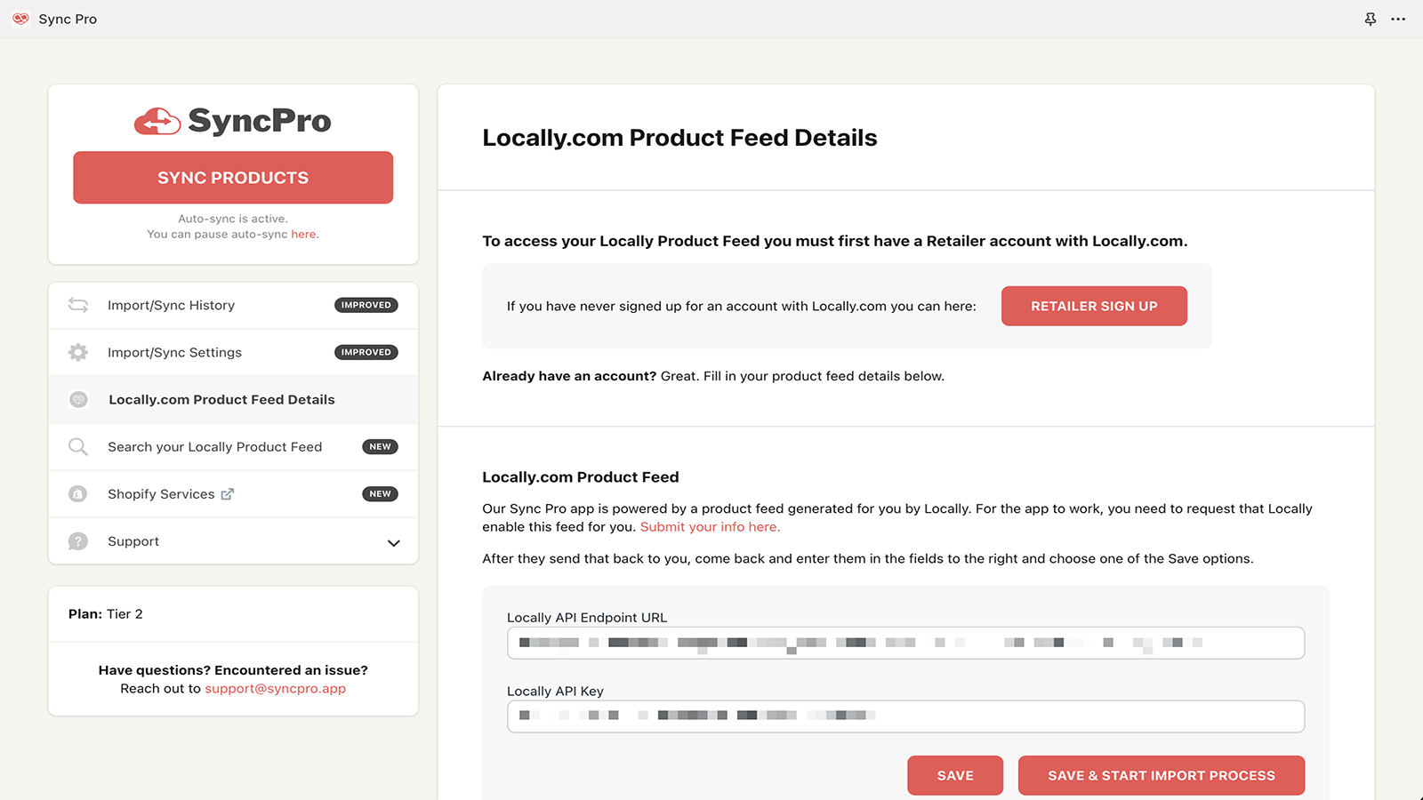 Locally.com Product Feed Details