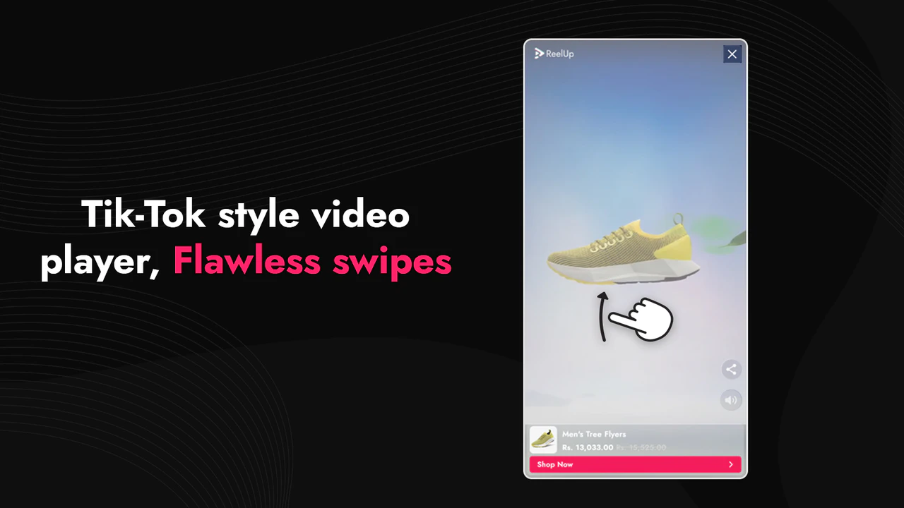 TikTok Stil Video Player - ReelUp