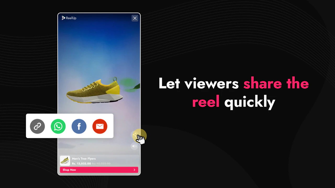 ReelUp‑Shoppable Videos+ Reels - ReelUp: Shoppable Short Videos & UGC  Product Videos