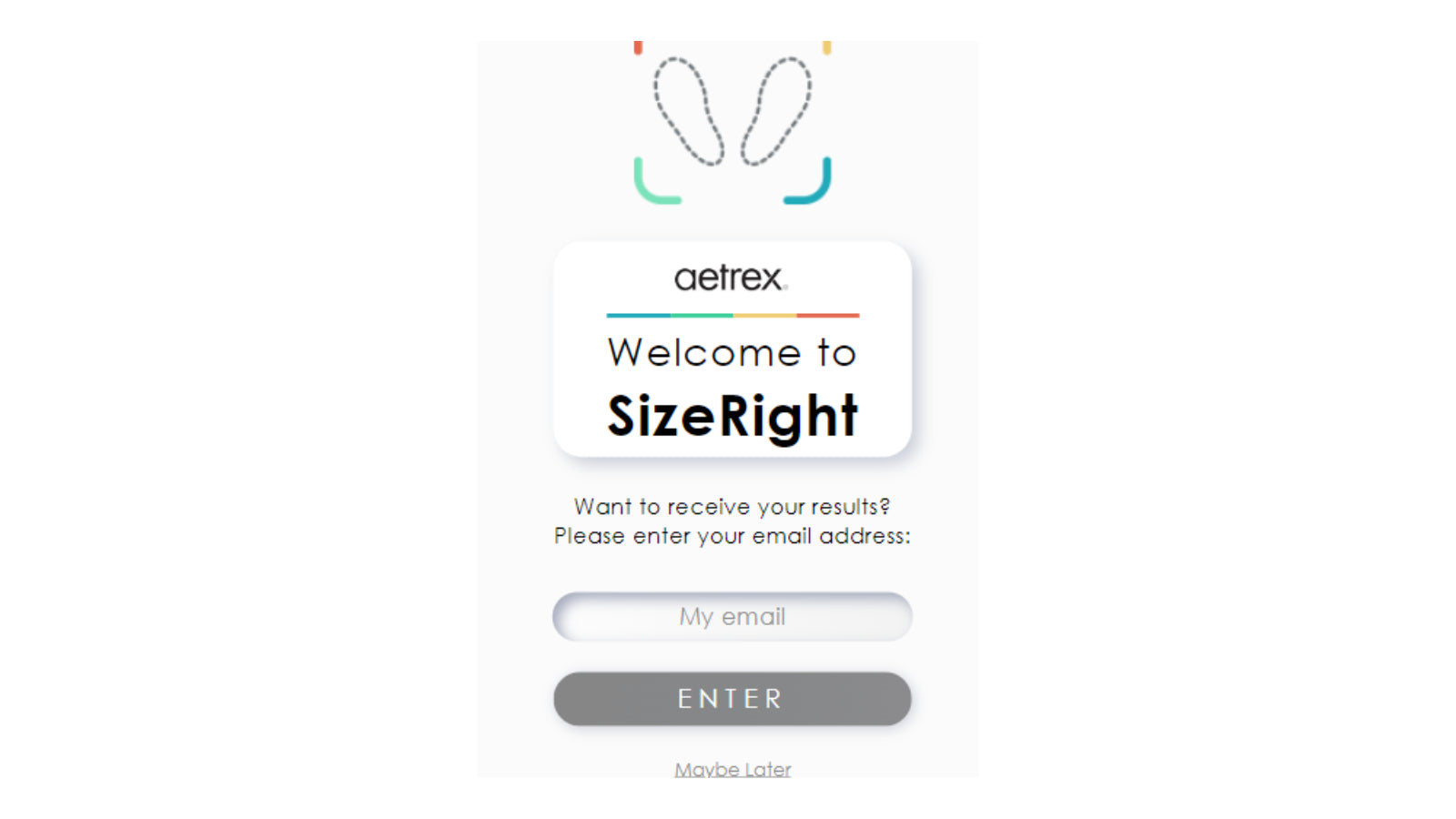 Aetrex Size Right Screenshot