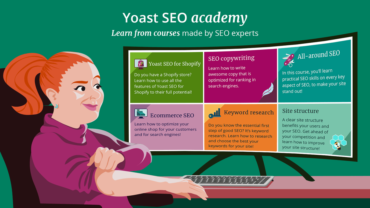 Get multiple academy courses to learn about SEO