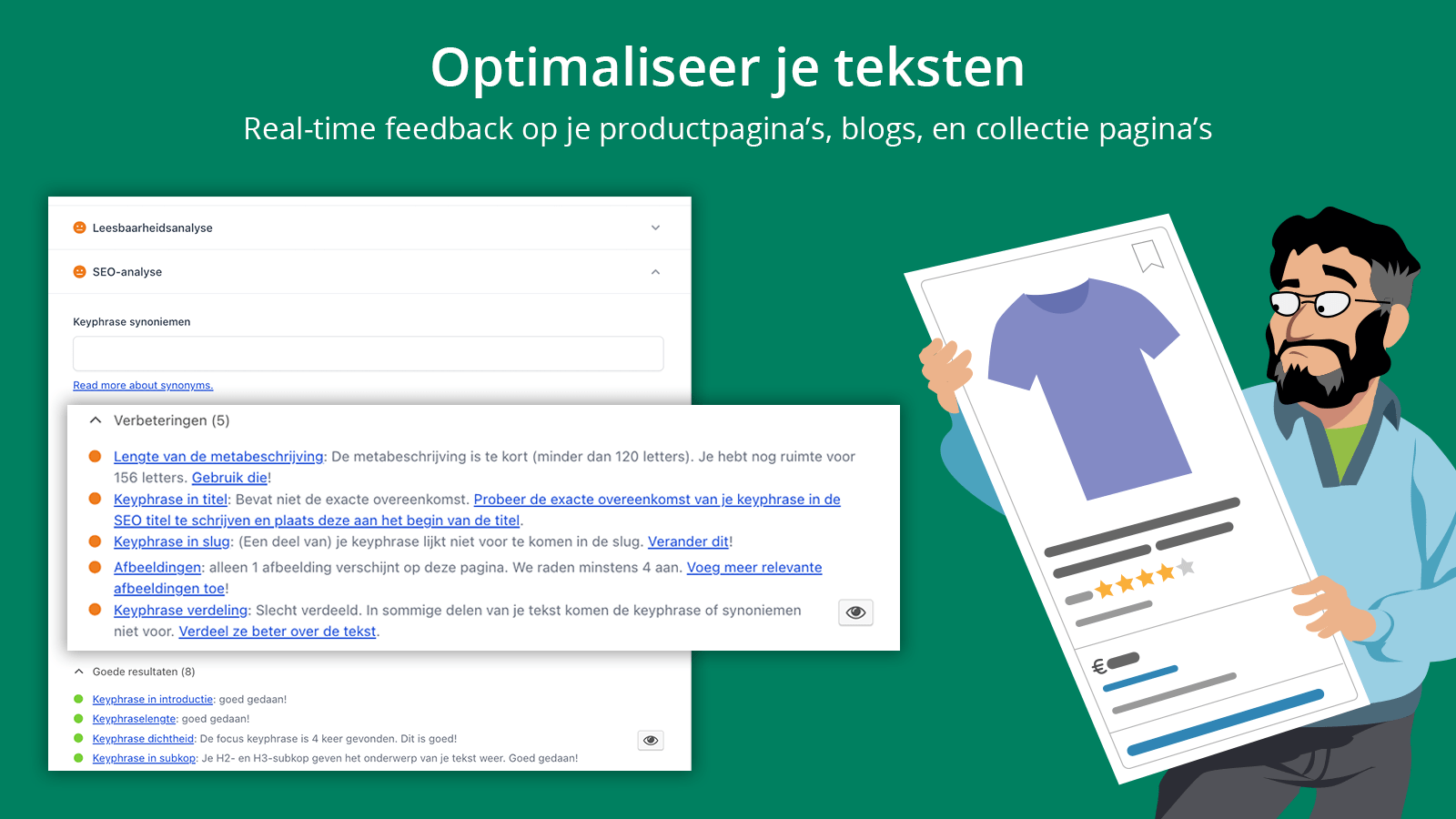 Optimaliseer content met de Yoast readability en SEO analyse