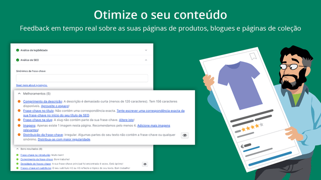 Otimize conteúdos com a legibilidade do Yoast e análise de SEO