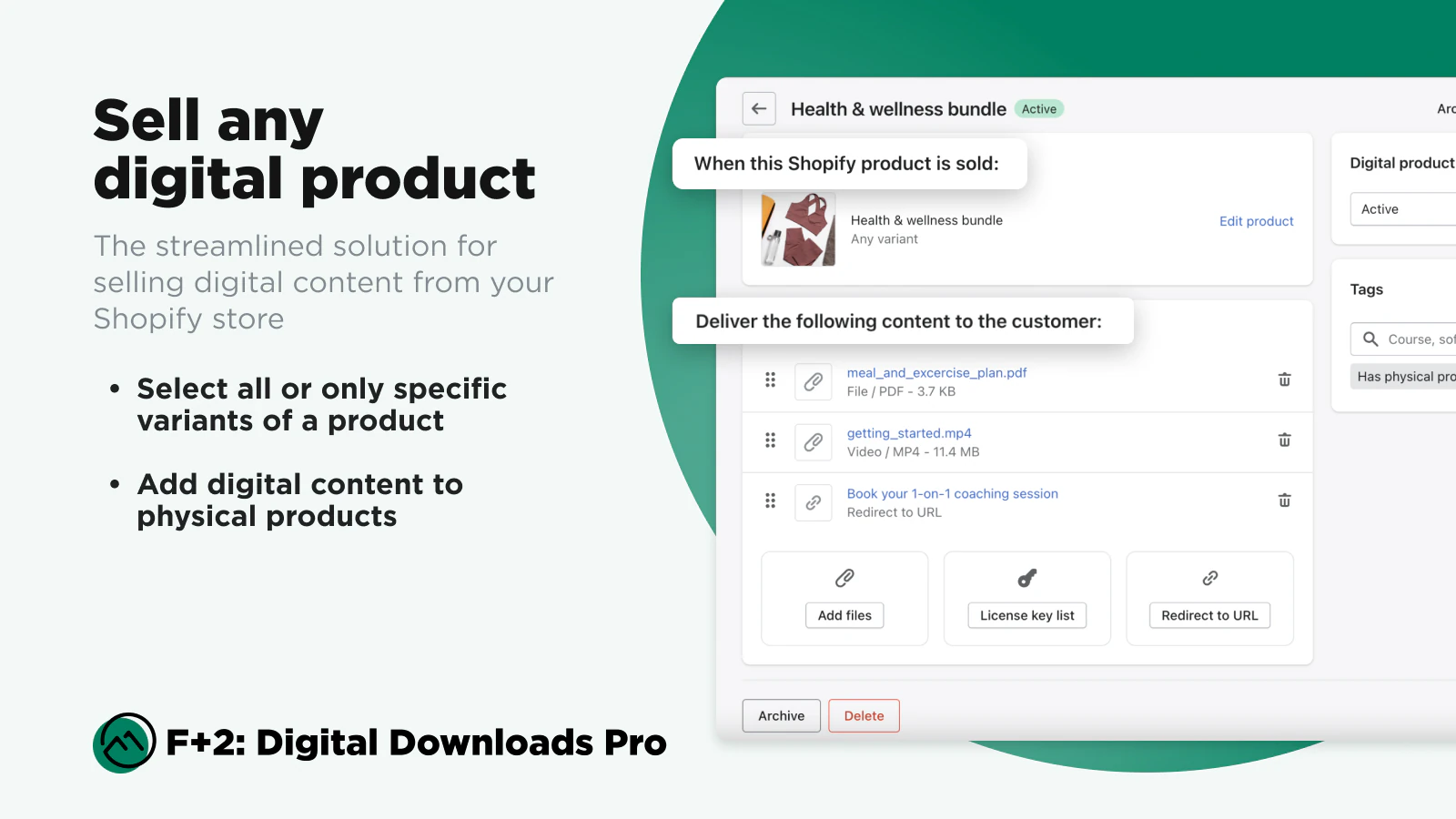 The streamlined solution for selling digital downloads