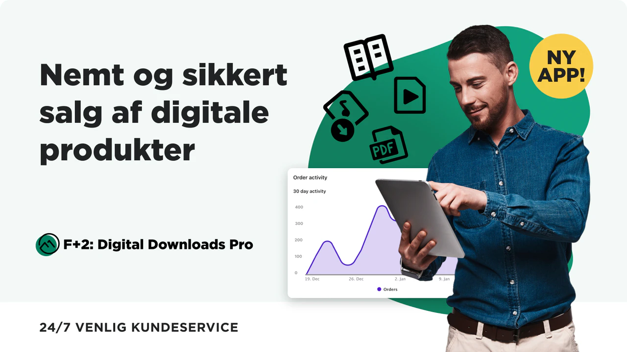 nemt og sikkert salg af digitale produkter