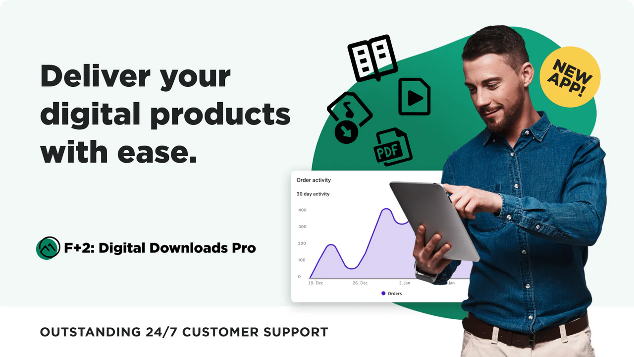 Deliver digital products effortlessly with Digital Downloads Pro