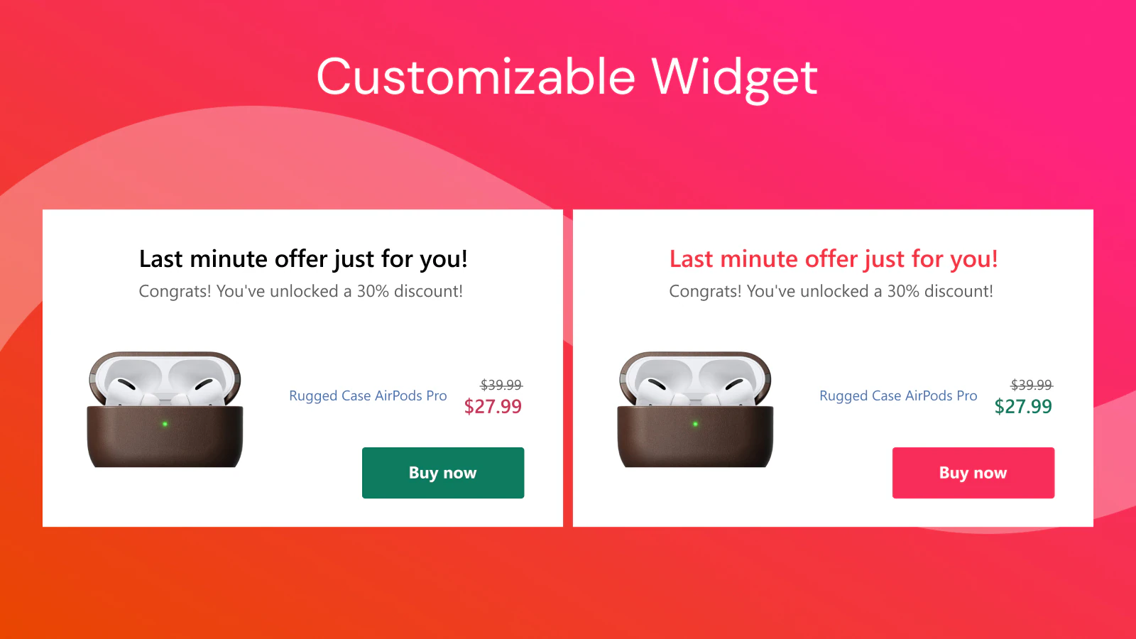 upsell efter utcheckning för shopify - widget