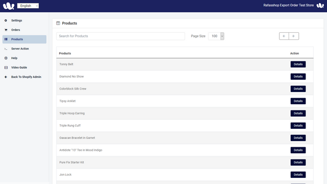 Configuración del producto