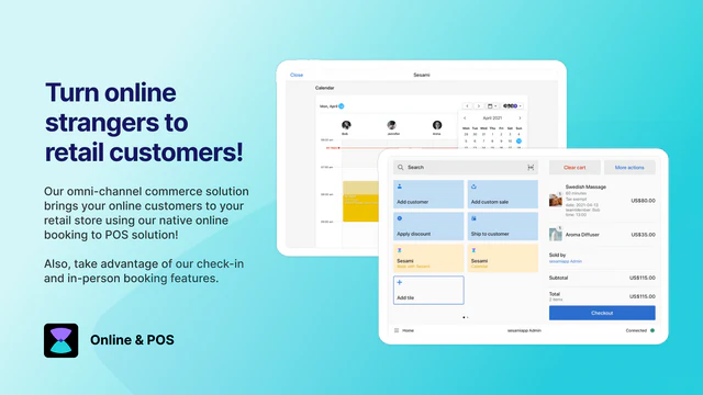 Sesami 为 Shopify 在线商店和 POS 的全渠道解决方案